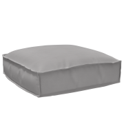 vidaXL Pallkudde för Säte Grå 50x50x12 cm Oxford Tyg