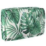 vidaXL Palldyna för ryggstöd Bladmönster 60 x 40 x 12 cm Oxford tyg