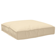 vidaXL Pallkudde för Sittplats Beige 80x80x12 cm Oxfordtyg