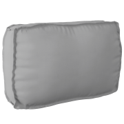 vidaXL Pallkudde för Rygghöjd Grå 70x40x12 cm Oxfordväv
