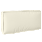 vidaXL Pallkudde för Ryggstöd Grädde 80x40x12 cm Oxford Tyg