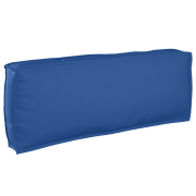 vidaXL Pallkudde för Ryggstöd Kunglig Blå 120x40x12 cm Oxford Tyg
