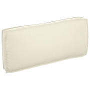 vidaXL Pallkudde för Sittplats/Ryggstöd Grädde 120x50x12 cm Oxfordtyg