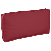 vidaXL Pallkudde för Sitt/ Ryggstöd Vinröd 120x60x12 cm Oxford Tyg