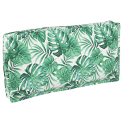 vidaXL Pallet Kudde för Sitt/Ryggstöd Bladmönster 120x60x12 cm Oxford ...