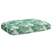 vidaXL Pallkudde för sittplats Bladmönster 120x80x12 cm Oxford-tyg