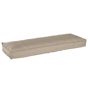 vidaXL Pallet Kudde för Bänk Taupe 120x40x8 cm Oxford Tyg