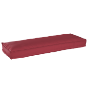 vidaXL Pallkudde för bänk Vinröd 120x40x8 cm Oxford tyg