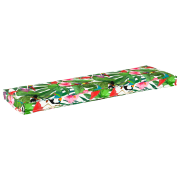 vidaXL Pallkudde för Bänk Tropisk Dschungel 140x40x8 cm Oxford Tyg
