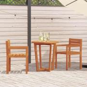 vidaXL Trädgårdsstolar 2 st 50x53x80 cm massivt trä akacia