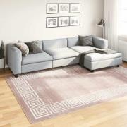 vidaXL Matta tvättbar 190x300 cm beige halkfri