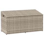 vidaXL Dynbox ljusgrå 110x50x58 cm konstrotting