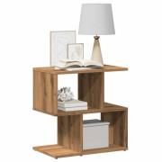 vidaXL Sängbord 2 st ek 50x30x51,5 cm konstruerat trä