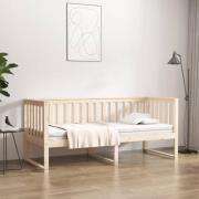 vidaXL Dagbädd utan madrass 80x200 cm massiv furu