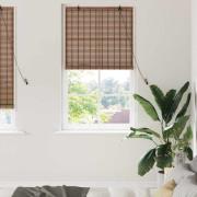 vidaXL Fönsterpersienner & Gardiner Brun 80 x 220 cm Bambu