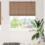 vidaXL Fönsterpersienner & Gardiner Brun 140 x 220 cm Bambu