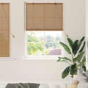 vidaXL Fönsterpersienner & Gardiner Ljusbrun 120 x 160 cm Bambu