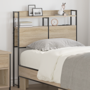 vidaXL Förvaringshuvudgavel Sonoma oak 90 cm Konstruerat trä