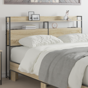 vidaXL Förvaringshuvudgavel Sonoma oak 150 cm Konstruerat trä