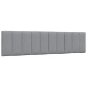 vidaXL Headboard Cushion "Hanko" Light Grey 200 cm Fabric