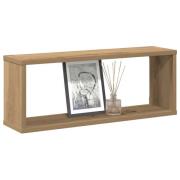 vidaXL Vägghylla kubformad 4 st artisan ek 60x15x23 cm konstruerat trä