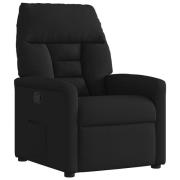 vidaXL Reclinerfåtölj svart tyg