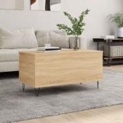 vidaXL Soffbord sonoma-ek 90x44,5x45 cm konstruerat trä