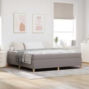 vidaXL Bäddfjäder Övrigt Taupe och vit 180 x 200 cm tyg