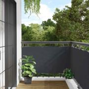 vidaXL Insynsskydd för balkong antracit 600x75 cm PVC