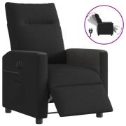 vidaXL Elektrisk reclinerfåtölj svart tyg