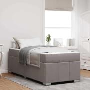 vidaXL Sängram Taupe 80 x 200 cm tyg