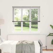 vidaXL Fönsterpersienn med gardiner Manuell Silver Aluminium