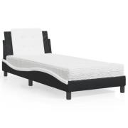 vidaXL Bed Frame without Mattress "Zadar" Black 152x203 cm Velvet