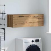 vidaXL Väggskåp artisan ek 100 x 36.5 x 35 cm Konstruerat trä