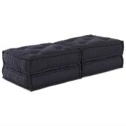 vidaXL Modulär soffa 2 pcs Antracit 70 x 70 x 36 cm tyg