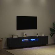 vidaXL TV-skåp 2 pcs Svart 180 x 35 x 40 cm Konstruerat trä