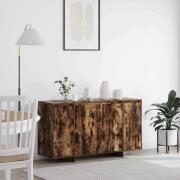 vidaXL Sideboard Rökfärgad ek 135 x 41 x 69 cm Konstruerat trä
