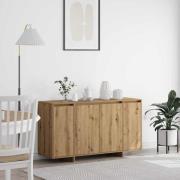 vidaXL Sideboard Artisan Ek 135 x 41 x 75 cm Konstruerat trä