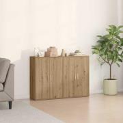 vidaXL Sideboard artisan ek 60 x 31 x 84 cm Konstruerat trä