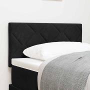 vidaXL LED huvuddyna Svart 80 cm Sammet