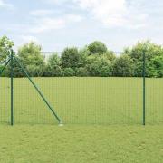 vidaXL Stängselstolpe 52 pcs Silver 3.2 x 3.2 x 170 cm Stål