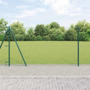 vidaXL Stängselstolpe 26 pcs Silver 3.2 x 3.2 x 140 cm Stål