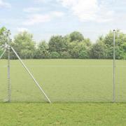 vidaXL Stängselstolpe Silver 25 x 1,5 m (13 mm mesh) Stål