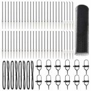 vidaXL Stängselstolpe Grå 100 x 0,5 m (25 mm nät) Stål och PVC