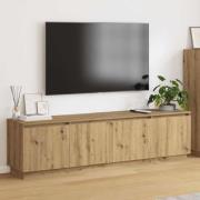 vidaXL TV-skåp med LED artisan ek 180 x 38 x 49 cm Konstruerat trä