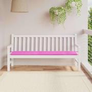 vidaXL Trädgårdsbänk-kudde Rosa 180 x 50 x 4 cm Oxford tyg