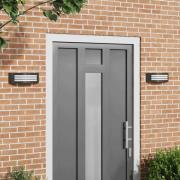 vidaXL Utomhus vägglampa 2 pcs Svart 32 x 10 x 10 cm