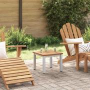 vidaXL Utomhusbord Naturlig och grå 45 x 45 x 38 cm massivt akacia