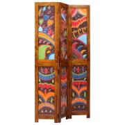 vidaXL Rumsavskiljare Honung brun 105 x 1,5 x 180 cm Massivt Akaciaträ