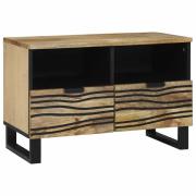 vidaXL TV-skåp med låda Brun 70 x 33 x 46 cm massivt mangoträ